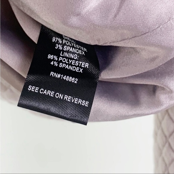 NWT Torrid Plus Size Pebble Grey Quilted Zip Up Moto Jacket - Picture 7 of 7